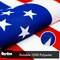 G128 Combo Pack: Garden Flag Stand Black 36x16 Inch & Garden Flag USA America Flag 12x18 Inch